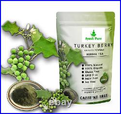 100% Organic Natural Dried Turkey Berry Leaves Powder Solanum Torvum Sri Lanka