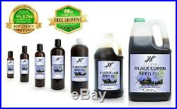 100% PURE BLACK CUMIN SEED OIL Nigella Sativa VIRGIN Cold Pressed Unrefined