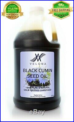 100% PURE BLACK CUMIN SEED OIL Nigella Sativa VIRGIN Cold Pressed Unrefined