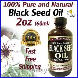 100% Pure Black Seed Oil Edible Cold Pressed Cumin Nigella Sativa Non GMO