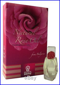 100%Pure Natural Rose Otto ESSENTIAL OIL Kazanlak-Bulgaria 5 mL-With Certificate