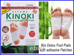 100 pc Kinoki Detox Foot Patch Pads Feet Patches Remove Body Toxins Weight Loss