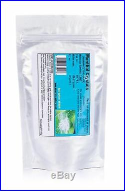 100g Premium Chinese Menthol CrystalsBP/EP/USP gradehome remedity