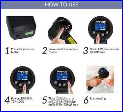 10W 25x808nm Professional Cold Laser Treatment for Promoting Tissue Regrowth