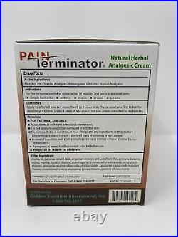 12 Pack Of Pain Terminator Herbal Cream Tubes 1.77 oz 50 gm by Golden Sunshine