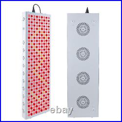1500W 660nm Red Light Therapy 850nm Infrared Light LED Lamp Full Body with Timer
