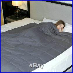 15-25 Lbs Weighted Blanket 47x70''Heavy Sensory Cotton Kids Autism Adult Sleep