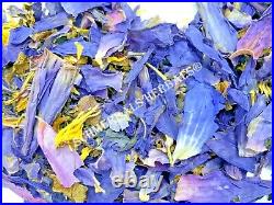1 kg Organic Blue Lotus, N. Caerulea, Deep Purple ThaiT Schmerbals Herbals