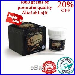 1kg 1000 grams Altai Shilajit Quality Pure mumiyo mumijo gold resin