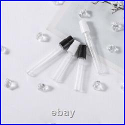 1ml 1.5ml 1.8ml Clear Spray Glass Bottle Vial with snap on pump Sprayer Perfume