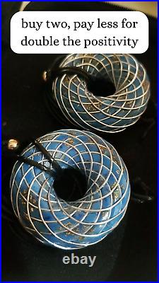 1x rodin coil Necklace Torus doble coil Sodalite Orgonite, Orgone energy Vortex