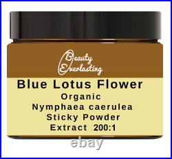 2001 ORGANIC Blue Lotus Flower Extract / Nymphaea caerulea Powder