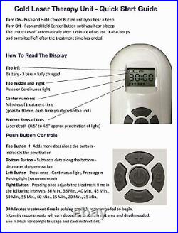 2024 US Pro Cold Laser Therapy Device for Pain Relief, Human/animals