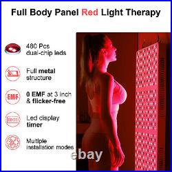 2400W Red Light Therapy Full Body Red Near Infrared Light 660nm 850nm with Stand