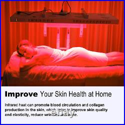 2400W Red Light Therapy Full Body Red Near Infrared Light 660nm 850nm with Stand