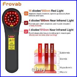 24 Diodes/1760mW Frovab Cold Laser Therapy for Muscle Relaxation & Pain Relief