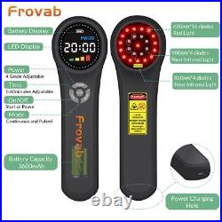 24 Diodes/1760mW Frovab Cold Laser Therapy for Muscle Relaxation & Pain Relief