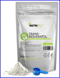 250g 8.8oz NEW 100% PURE Trans Resveratrol Anti-Aging Powder KOSHER