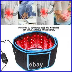 2In1 Red LED Light Therapy Pain Relief Laser Waist Wrap Belt Slimming Body Care