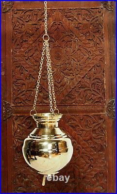 2,5 Liter Messing Ayurveda Shirodhara gefäß Dhara Vessel brass pot indien No21