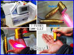 2 Probes Cold Laser Therapy device LLLT Body Pain Relief Sports Injuries NEW