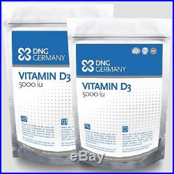 2 x 500 Tabletten Vitamin D3 á 5000 IU BULK Sonnenschein Vitamin no kapseln