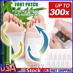 300X Nuubu Detox Foot Patches Pads Body Toxins Feet Slimming Cleansing Herbal