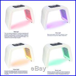 4 Colors LED Photon PDT Light Lamp Skin Rejuvenation Acne Therapy Beauty Machine