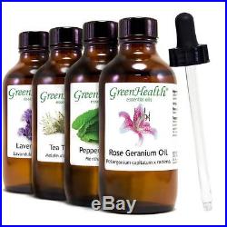 4 oz Essential Oil with Glass Dropper, Free Shipping, 50+ Oils to Choose from