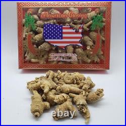4oz Hand Selected American Ginseng Long Root Ginseng Root withBox US Seller