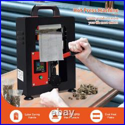 5T Hydraulic Rosin oil extraction Press Machine Dual 2.4x4.7 Rosin Press Plates