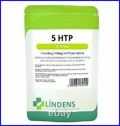 5-HTP 60 Tablets 400mg'Lindens' Antidepressant Anxiety Insomnia Supplement