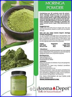 5lb Moringa Leaf Powder 100% Pure Natural oleifera Superfood Gluten Free 5 Libra
