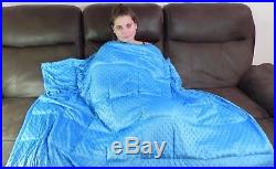 60 x 40 inch Weighted Blanket for Autism & Anxiety Great for Sensory Processin