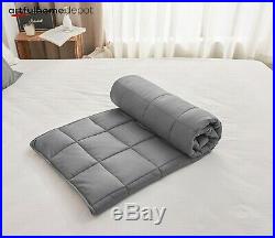 60x80/48x72 Weighted Blanket / Cover Sensory Therapy Deep Sleep Anxiety Relief