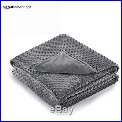 60x80/48x72 Weighted Blanket / Cover Sensory Therapy Deep Sleep Anxiety Relief