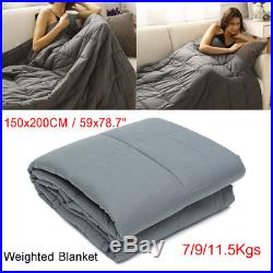 60x80'' Weighted Blanket 15-25 Lbs Heavy Sensory Anxiety Sleep Relief Adult Kids