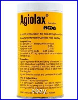 6PACK X AGIOLAX Madaus granules 250g Made in Germany FREE SHIPPING
