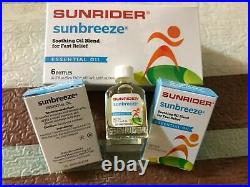 6 Bottles Sunrider SunBreeze Essential Oil Muscle Ache Menthol Herb Botanical
