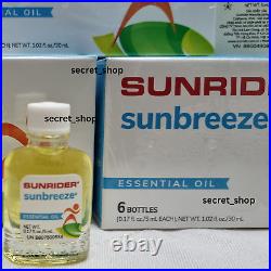 6 bottles Sunrider SunBreeze Oil Pain Relief Muscle Ache Menthol Herb Botanical