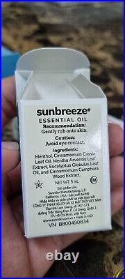 6 x Sunrider Sunbreeze Essential Oil 0.17fl. Oz Pain Relief Muscle Ache Menthol
