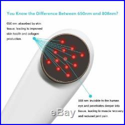808nm+650nm Low Level Cold Laser Therapy LLLT Portable Body Pain Relief Device