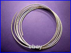 9999 Pure Silver Wire 12 Gauge 5 Feet Certified 99.99% Pure