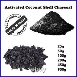 Activated Coconut Shell Charcoal Organic Carbon Pure 100%Natural Powder