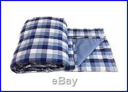 Adult Weighted Blanket -Blue/Grey plaid Helps to reduce insomnia and Anxiety
