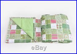 Adult Weighted Blanket -GREEN PATCH PRINT Helps to reduce insomnia and Anxiety