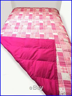 Adult Weighted Blanket PINK PATCH PRINT Helps to reduce insomnia and Anxiety