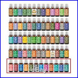Advanced Essential Oil Set 100% Pure Therapeutic Grade Lot 64 10 ml. Bottles