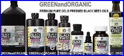 Amazing Herbs 100% Pure Organic Black Seed Oil Cold Pressed Cumin Nigella Sativa