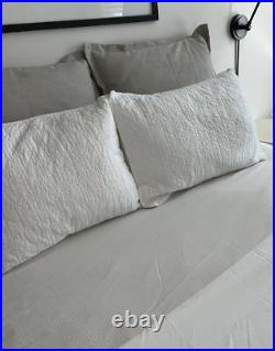 Anti-Microbial & Earthing WHITE Grounding Fitted Sheets KING Fits 80 x 76